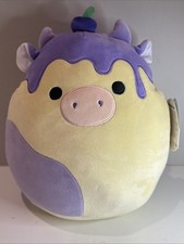 Squishmallow Benito Blueberry Cheesecake / Cow / 12 inch / New With Tags