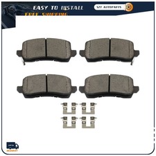 4X Rear Ceramic Brake Pads Set For Acura RLX TLX 2015 2016 2017 2018 2019 2020