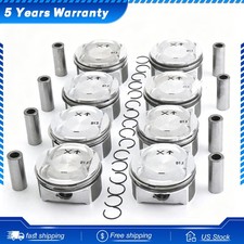 M48.00 Engine Pistons Rings Kit Std 93mm For Porsche Cayenne S 4.5l V8 955 9pa