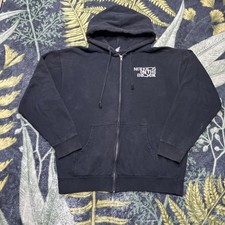 New Kids On The Block The Mixtape Tour 2019 Faded Black Zipup Hoodie Mens L Band