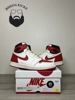 Size 10 - Nike Air Jordan 1 Retro High OG Red White Men's Shoes 555088-161