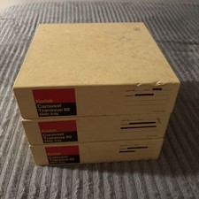 Kodak Carousel Transvue 80 Projector Slide Trays Original Box lot of 3