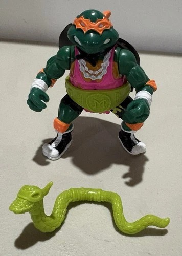Vintage 1991  Teenage Mutant Ninja Turtles- Shell Slammin' Mike- complete