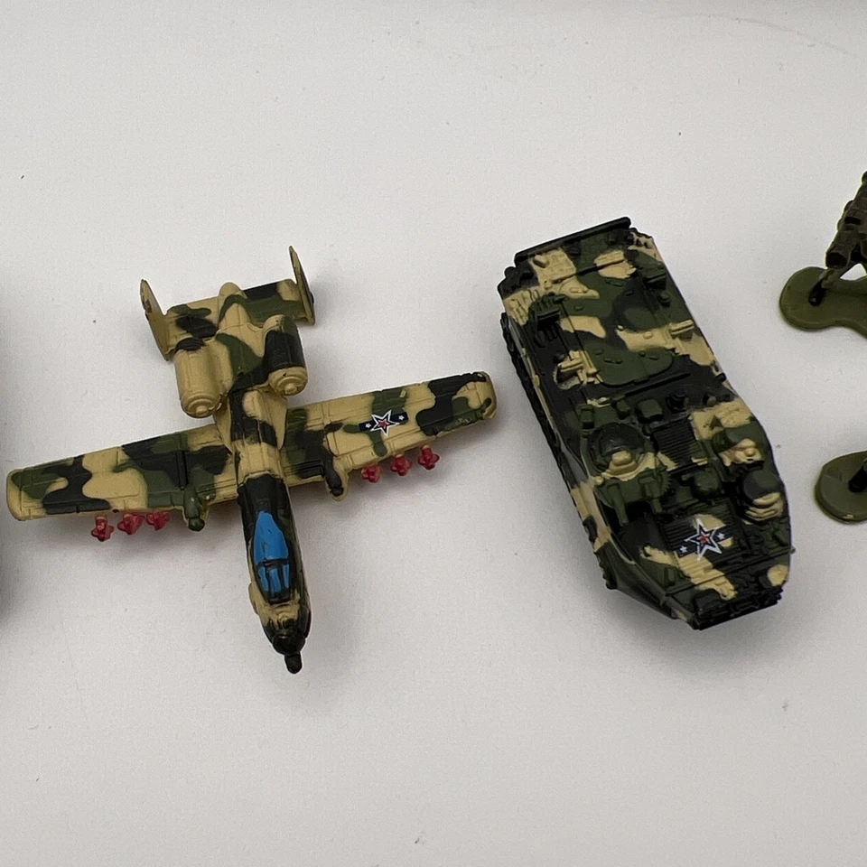 Micro Machines Military #5 1993 Meerkat Marauders Abrams Warthog anfibio Foto 3 de 4
