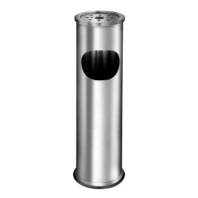 TAYLOR & BROWN Free Standing Ashtray Cigarette Stand Stainless Steel Outdoor Dust Rubbish Bin