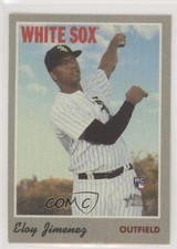 2019 Topps Heritage High Number 1970 Cloth Stickers Eloy Jimenez #17 fm0