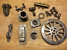 Lot of 12 Misc Boat Marine Hardware Fittings Parts Free Shipping