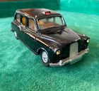 Vintage 1980s Dinky Toys Black Austin Taxi - made in England - see pictures