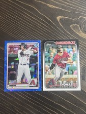 Alek Thomas 2020 Bowman Chrome Draft Sapphire Edition #BD-195 - Diamondbacks