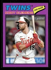 2026 Topps Heritage Light Purple #321 Kody Clemens I130
