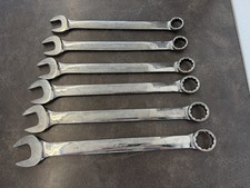 Snap On 6 Large Sae Wrenches 1-3161-14 1-516 1- 38 1-716 1-12 Snap On 6 Large Sae Wrenches 1-3161-14 1-516 1- 38 1-716 1-12