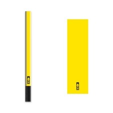 Bohning Neon Yellow Arrow Wraps X Large Durable Vinyl Easy Application USA Made