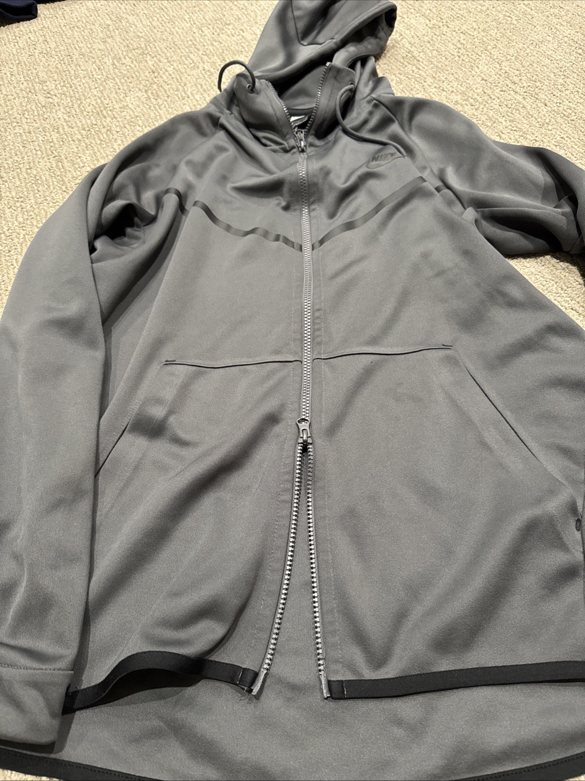 Nike Lightweight Polyester, Zip Up Jacket Men's S… - image 2