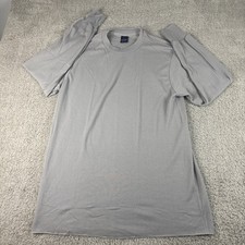 Vintage Duofold long-sleeved thermal base layer shirt in grey Wool Blend XL