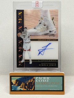 2023 24 Noir Basketball NIKOLA JOKIC #SSS JOK Sneaker Spotlight Auto 62/99