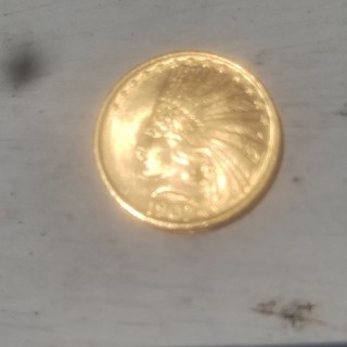 1907 $10 Indian Head gold