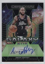 2023 Panini Obsidian Galaxy Ink Electric Etch Green 19/25 Amir Coffey Auto n0c