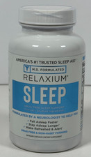 Relaxium Sleep Aid 60 Vegan Capsule Drug-Free Sleep Support Exp 10/27 NEW/SEALED