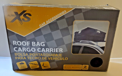 AutoXS Car Rooftop Cargo Carrier Soft-Shell Bag 15 Cubic Feet Weather Resistant