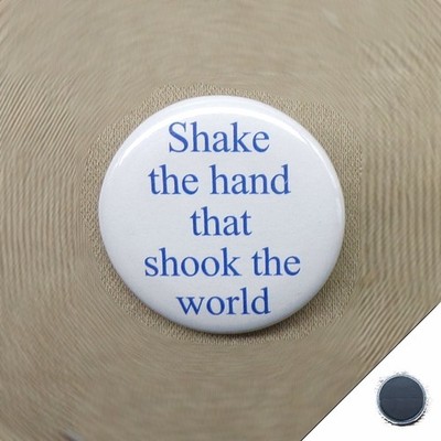 Shake the hand that shook the world 1.25  Repro Magnet Sullivan Boxing R Flagg