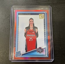 2025 Donruss WNBA Sonia Citron Rated Rookie Red Holo RC #215/299 Mystics