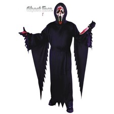 Scream Bleeding Ghost Face Mens Standard Size Costume fits up to 6" 200lb