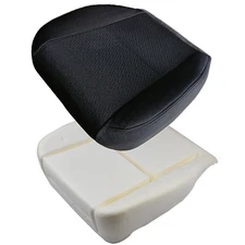 For 07-14 Chevy Silverado 1500 2500 3500 Driver Bottom Cloth Seat Cover+Foam Pad