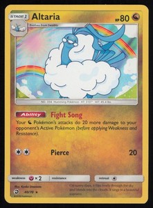 Altaria Pokemon Card
