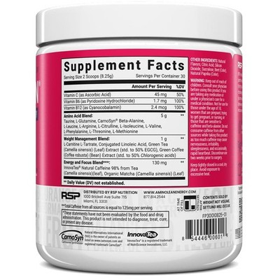 Weight Management Pre Workout with Natural Caffeine