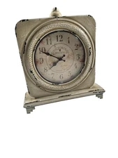 Victoria Station Table Clock Off White LONDON 1863 /Home / Cafe Bar TESTED WORKS