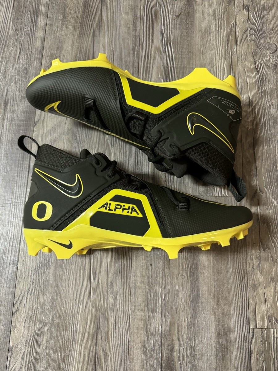 Nike Mens Size 18 Oregon Ducks PE Alpha Menace Pro 3 Team  display picture 1