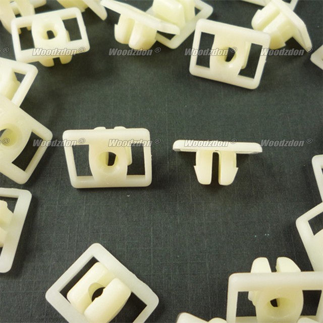 50 Pcs License Plate Nut 14 Screw Grommet Nylon Clip Retainer For Ford