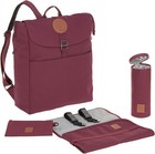 Lässig Green Label Backpack Adventure Diaper Bag, Burgundy Red