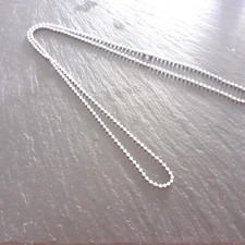 stainless steel 304 grade ball chain dog tag necklace 27"..2.5mm