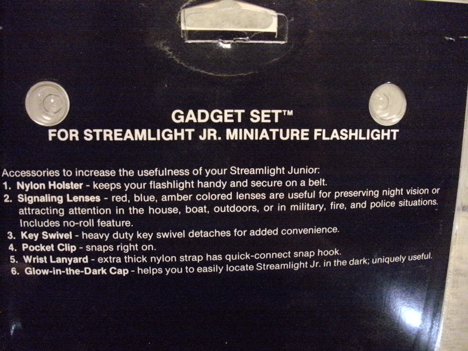 Streamlight Jr - Accessories Set - Holster Pocket Clip Lanyard  NO FLASHLIGHT!!!