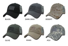 Tonal Embroidered American Flag Tactical Baseball Cap Hat "Rapid Dominance"