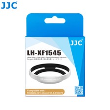 JJC Silver Metal lens hood for Fujifilm FUJINON XC15-45mm F3.5-5.6 OIS PZ Lens
