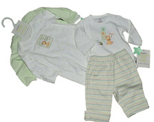 6R Vintage NWT 0-3M 3M CARTER'S Giraffe Infant Gowns & Bodysuit Outfit Set