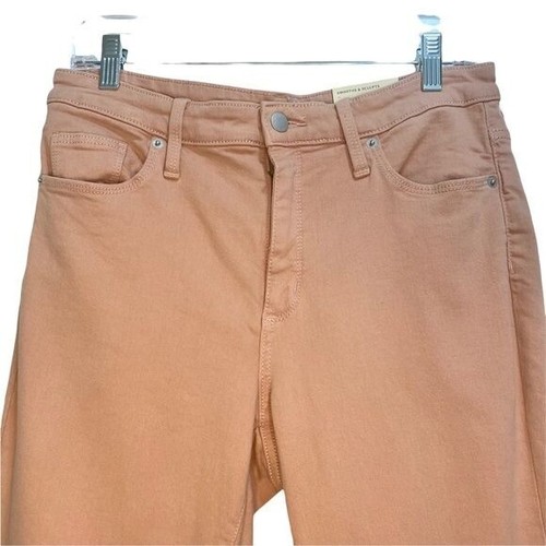 NWT Universal Thread 10 High Rise Skinny Crop Jeans Pants Vintage Rose Peach - Picture 5 of 12