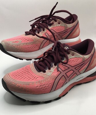 Asics Gel Nimbus 21 Running Shoe Women s Size 9 Pink Cameo Baked Pink Sneakers