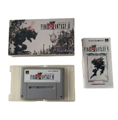 FF6 Final Fantasy Ⅵ w/Box Tested Nintendo Super Famicom SFC SNES