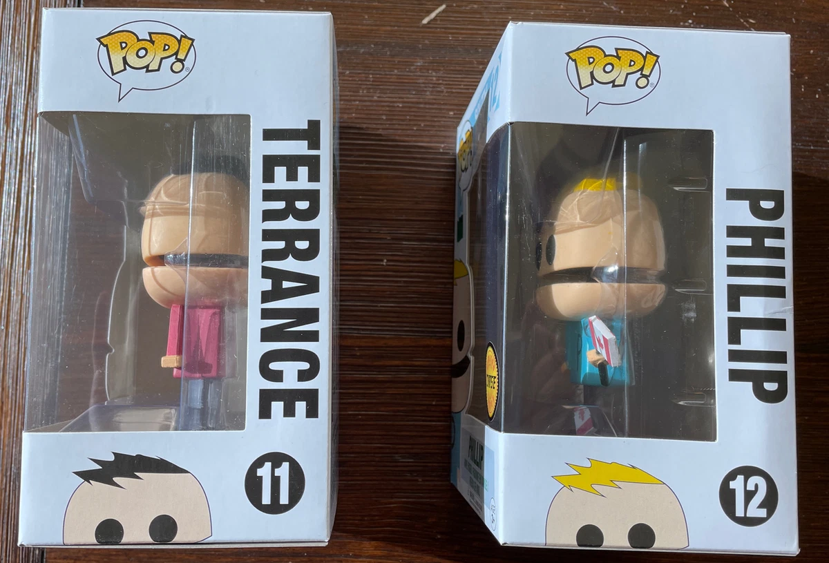 yderligere Interconnect Glorious Funko Pop South Park lot of 2: Terrance 11, Phillip 12 Chase W/ Pop  Protectors! | eBay