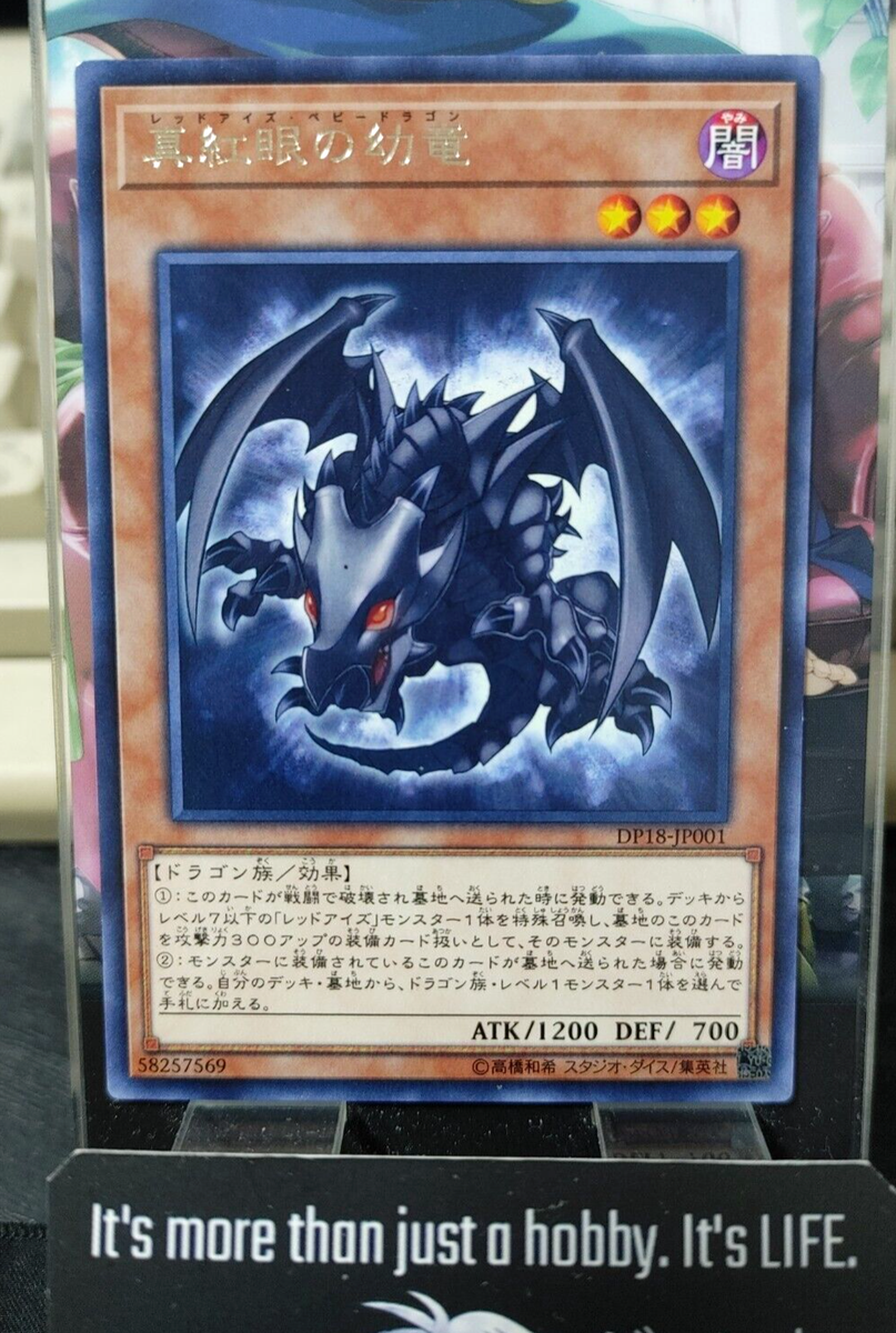 Red-Eyes Baby Dragon Yu-Gi-Oh Yugioh DP18-JP001 Rare Konami JAPAN