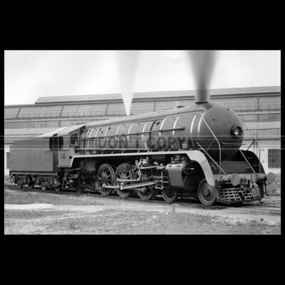 Photo T.000466 STEAM LOCOMOTIVE 3045 INDIAN RAILWAYS TRAIN