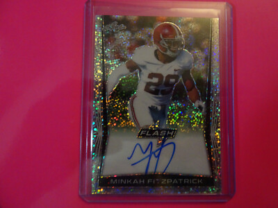 Minkah Fitzpatrick 2018 Leaf Flash Rookie Auto - ALABAMA CRIMSON TIDE