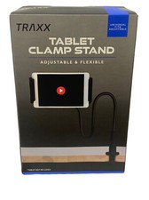 New Traxx Tablet Clamp Stand Universal Fit and Adjustable Hands Free easy view