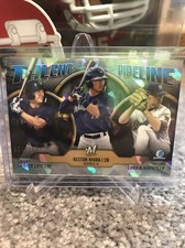 2019 Bowman Chrome Talent Pipeline Atomic Refractors #TPMIL Corbin Burnes/Keston