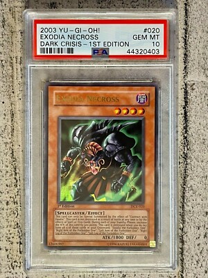 Yu-Gi-Oh! Exodia Necross DCR-020 Dark Crisis 1st Edition PSA 10