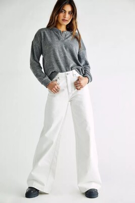 NWT FREE PEOPLE X KSUBI Sz 30 KSUBI KICKER JEANS IN BLIZZARD WHITE