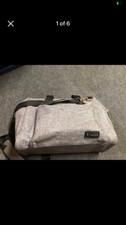 RUVALINO Diaper Bag, Large Diaper Tote Insulated Pockets Grey Boys and Girls
